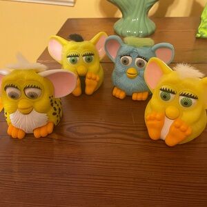 Set of 4 Vintage McDonald’s 1998 Furby Toys